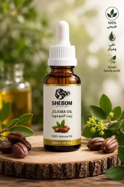 زيت الجوجوبا الطبيعي 100% - SHEBOM Solutions